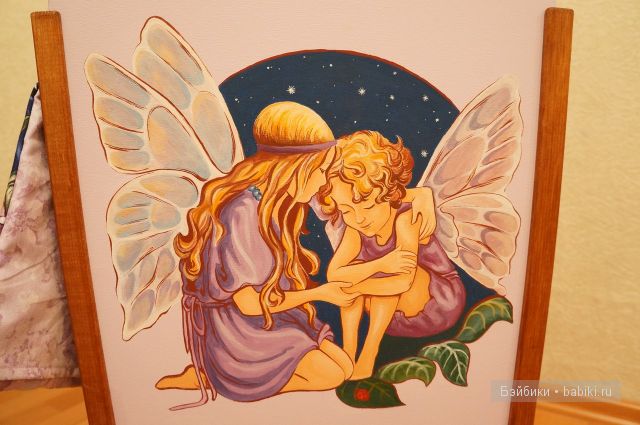 кроватка-люлька для куклы с маятниковым механизмом качания