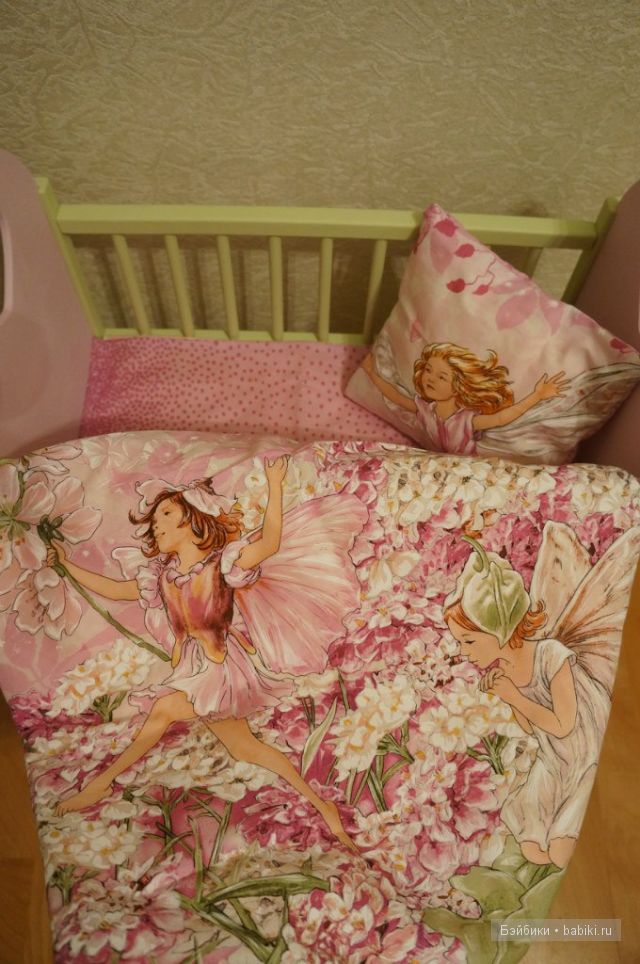 кукольная кроватка, кроватка для куклы, кроватка-люлька, колыбелька