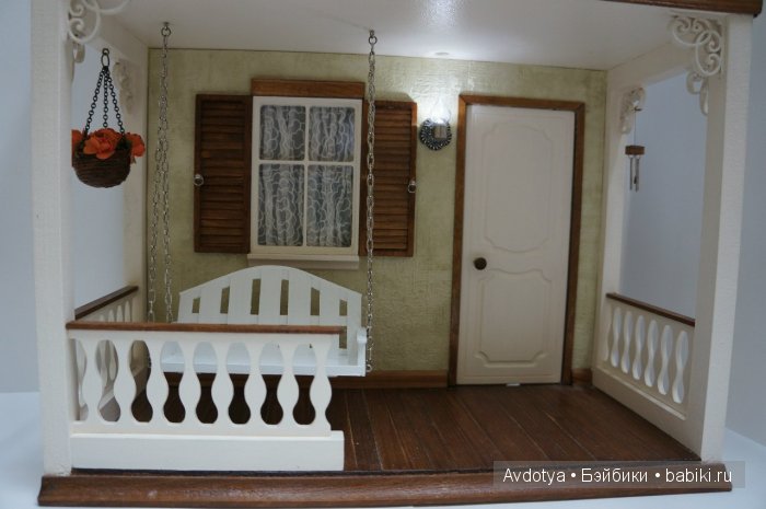 румбокс, миниатюра, крылечко, мебель, ценные игрушки