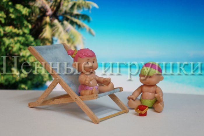 шезлонг, пляжное кресло, гамак, миниатюра