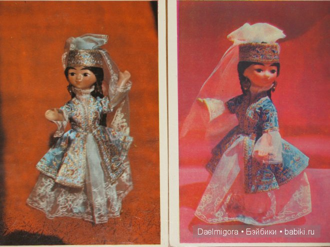 Набор открыток "Узбекские куклы" (фото 9)