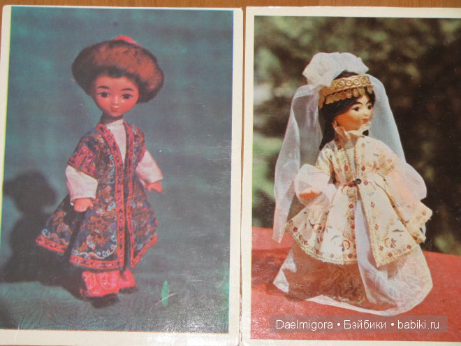 Набор открыток "Узбекские куклы" (фото 6)