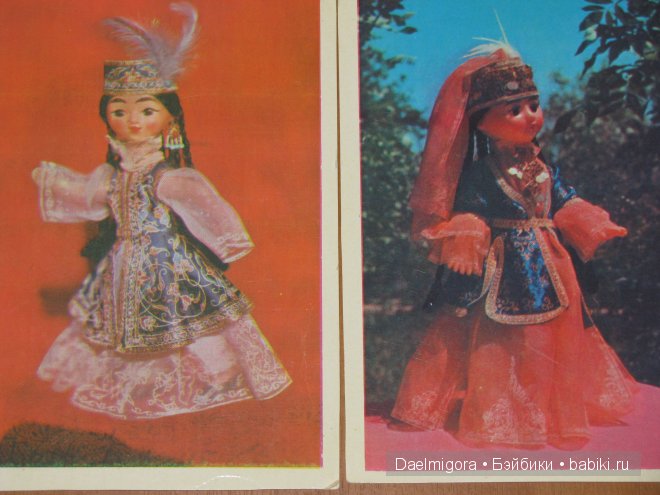 Набор открыток "Узбекские куклы" (фото 7)