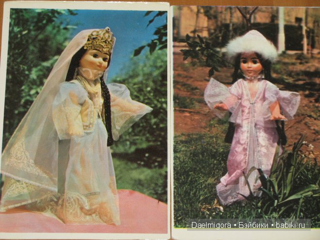 Набор открыток "Узбекские куклы" (фото 10)