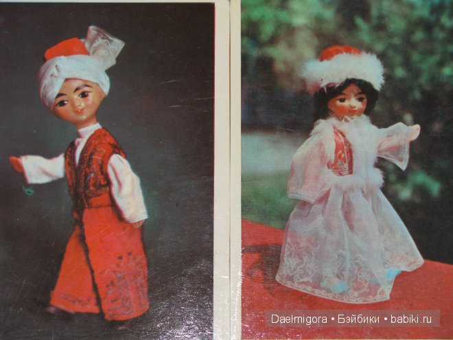 Набор открыток "Узбекские куклы" (фото 8)