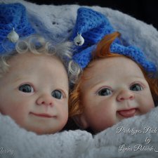 Два маленьких эльфа. Куклы-реборн Екатерины Захаровой