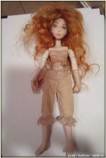 Кира - ООАК Sivilla. Поэтапка каркасной куклы