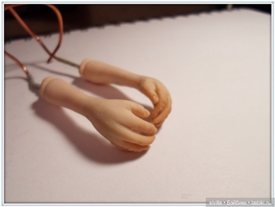 Кира - ООАК Sivilla. Поэтапка каркасной куклы (фото 5)