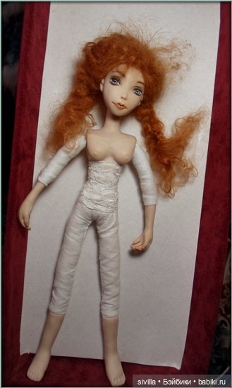 Кира - ООАК Sivilla. Поэтапка каркасной куклы