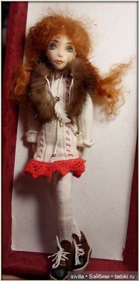 Кира - ООАК Sivilla. Поэтапка каркасной куклы