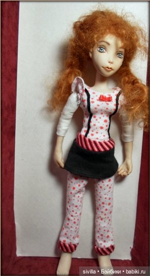 Кира - ООАК Sivilla. Поэтапка каркасной куклы