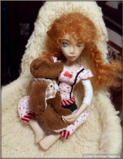 Кира - ООАК Sivilla. Поэтапка каркасной куклы