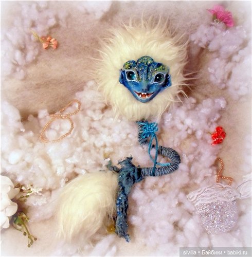 Водяной дракончик. ООАК Sivilla. Мастер класс