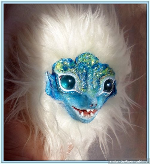 Водяной дракончик. ООАК Sivilla. Мастер класс (фото 9)