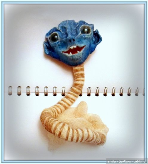 Водяной дракончик. ООАК Sivilla. Мастер класс (фото 4)