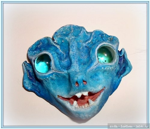 Водяной дракончик. ООАК Sivilla. Мастер класс