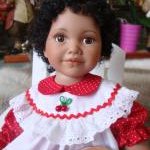 Фарфоровая куколка по имени "Вишенка" от Анны Тиммерман. Cherry Pie, by Ann Timmerman