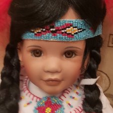 Фарфоровая кукла Snowbird 1994