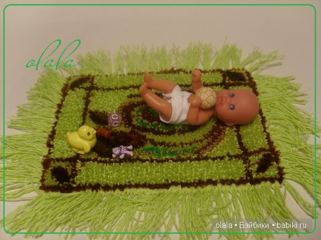 коврик для кукол своими руками