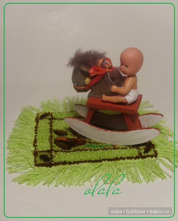 коврик для кукол своими руками