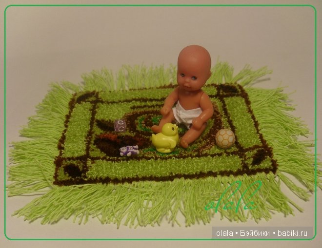 коврик для кукол своими руками