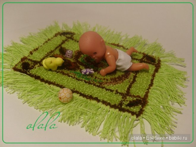 коврик для кукол своими руками