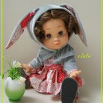 Вот такая у нас Зая. Лаура кукла Baby face от Galoob