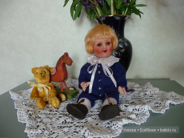 Мальчик Капитоша — Антикварные куклы Heubach Koppelsdorf (Хойбах): молд 300 (фото 3)