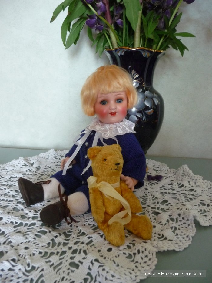 Мальчик Капитоша — Антикварные куклы Heubach Koppelsdorf (Хойбах): молд 300 (фото 2)