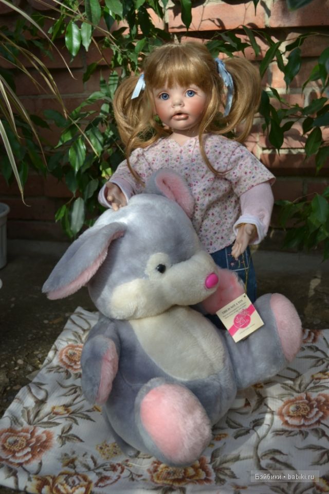 Егоза, покорившая с первого взгляда. Фарфоровая куклаPretty Pleas от Donna Rubert (фото 4)