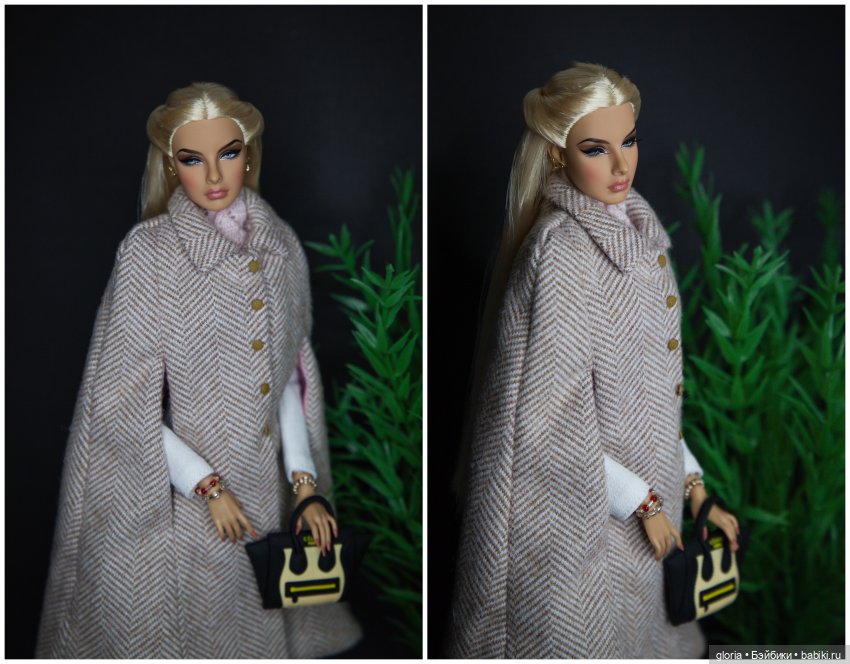 Уютный образ для холодных дней: кейп и бактус