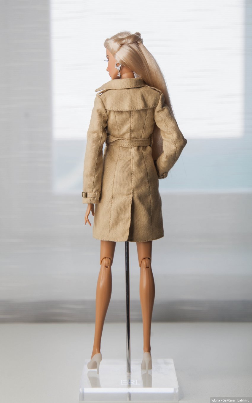Тренч в стиле «Burberry» — Одежда и обувь для кукол своими руками: фото (фото 3)