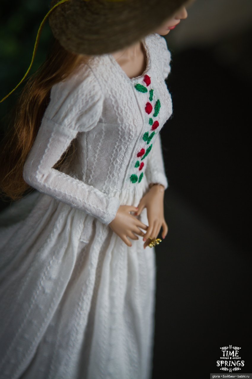 🌷Платье из фактурного батиста для Poppy Parker🌷 (фото 3)