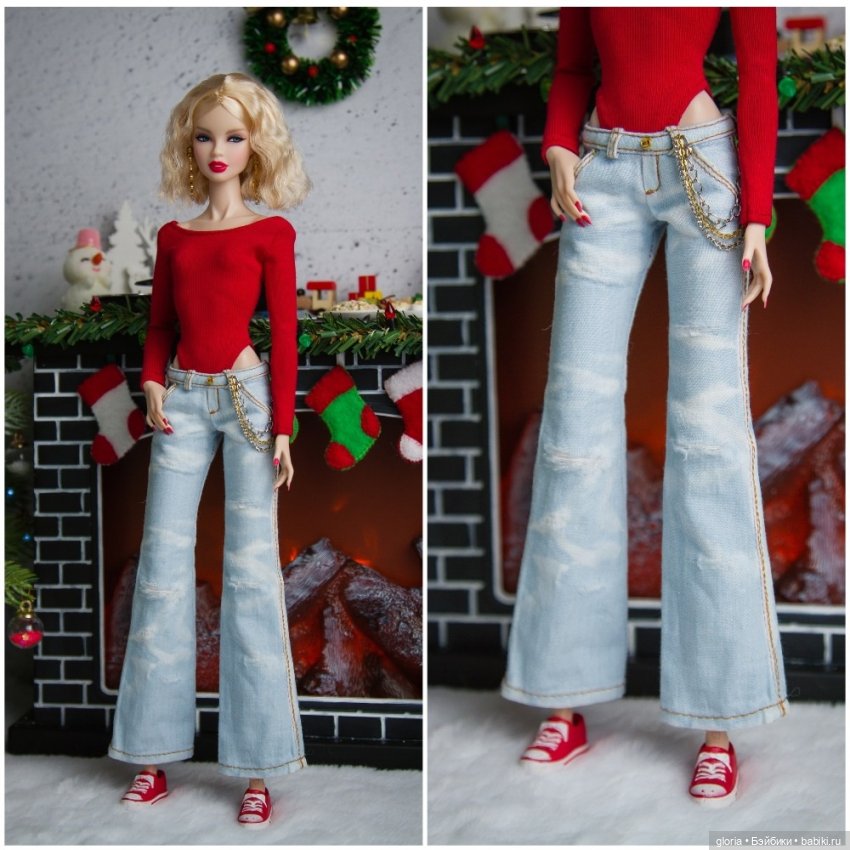 🎄Пошивное новогоднее🎄 — Одежда и обувь для кукол своими руками: фото (фото 9)