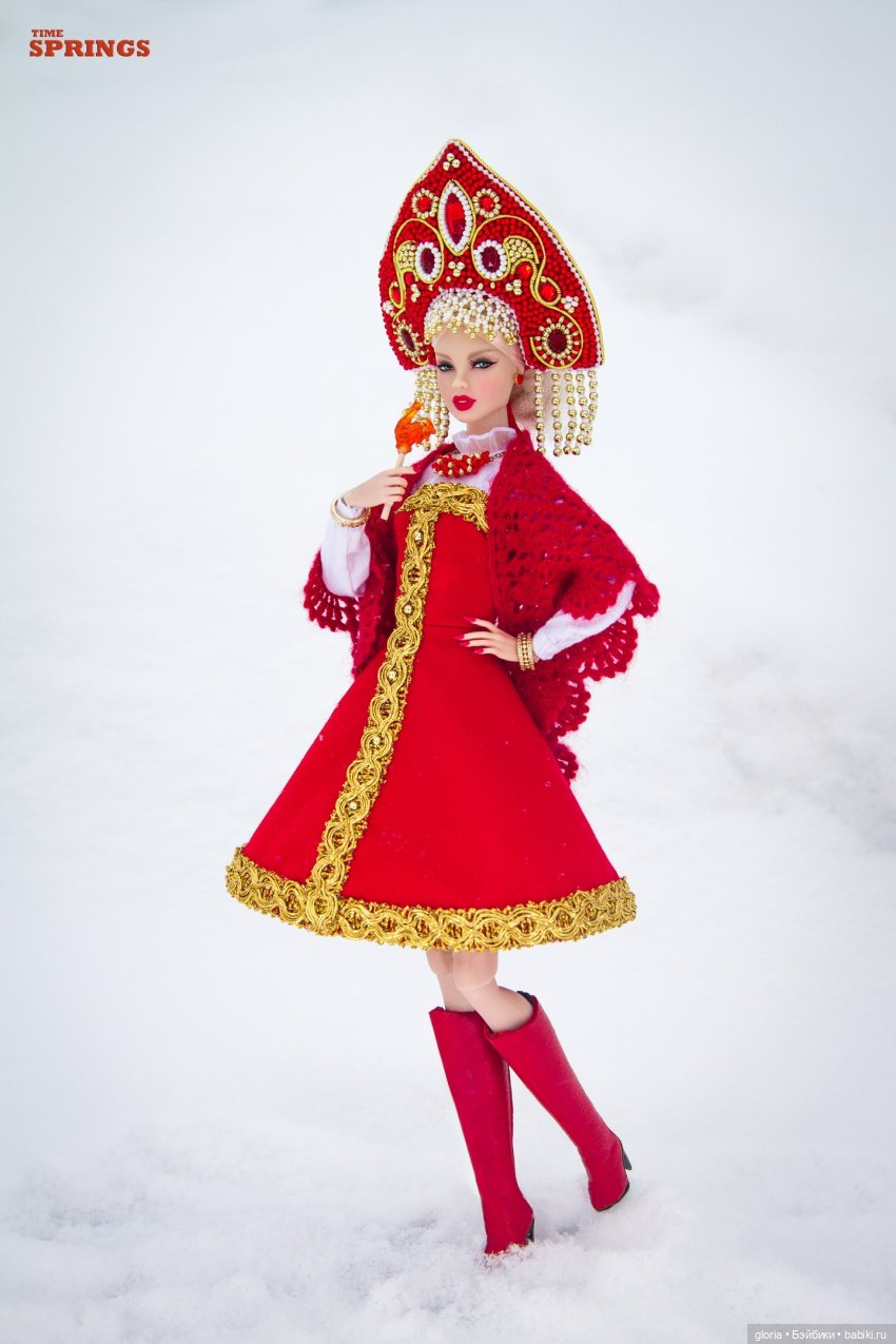 🪆А-ля рус🪆 — Одежда и обувь для кукол своими руками: фото