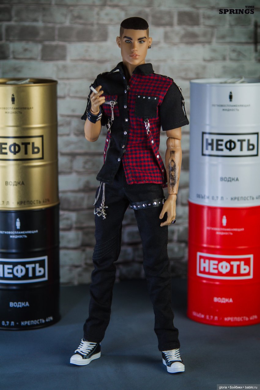 Моя панк-банда😈🖤 — Одежда и обувь для кукол своими руками: фото (фото 2)