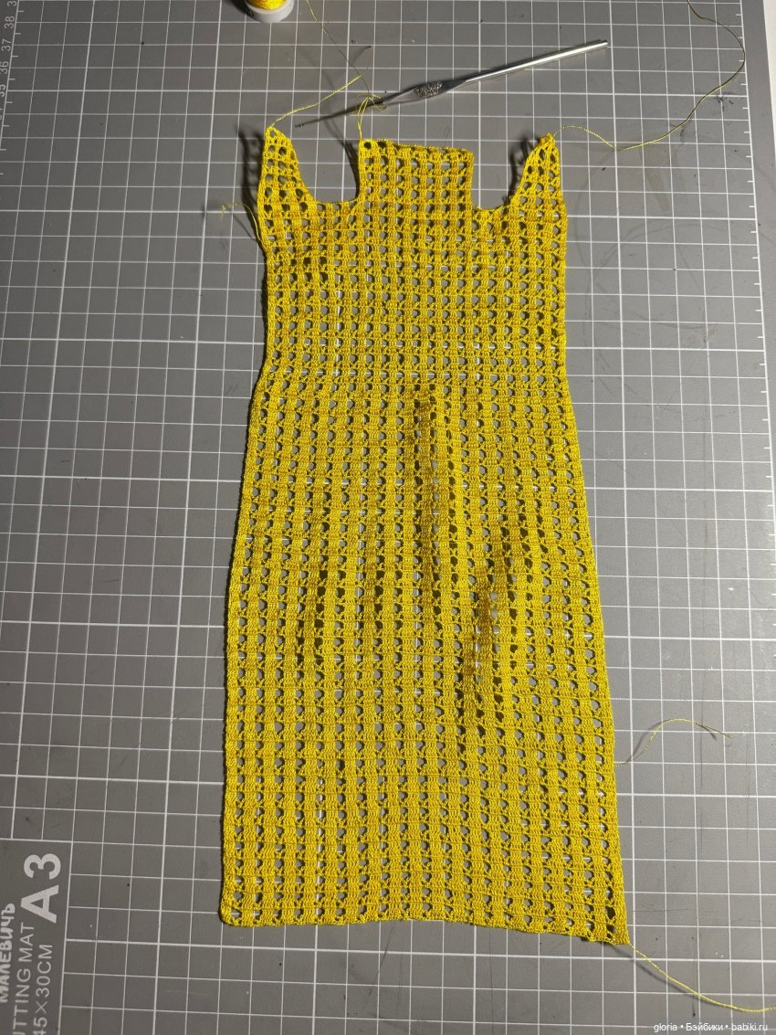 Ажурный кардиган крючком на формат 1/6 (фото 8)