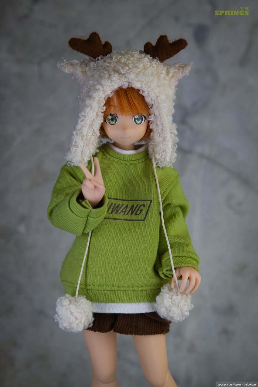 💚Зверошапки💚 — Одежда и обувь для кукол своими руками: фото