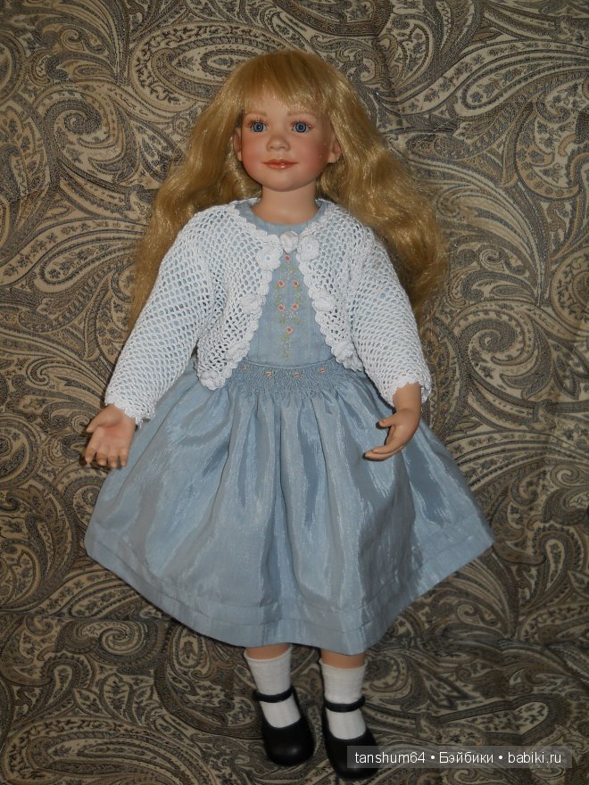 Фарфоровая кукла Бианка от Энн Тиммерман, девочка - Весна (фото 3)