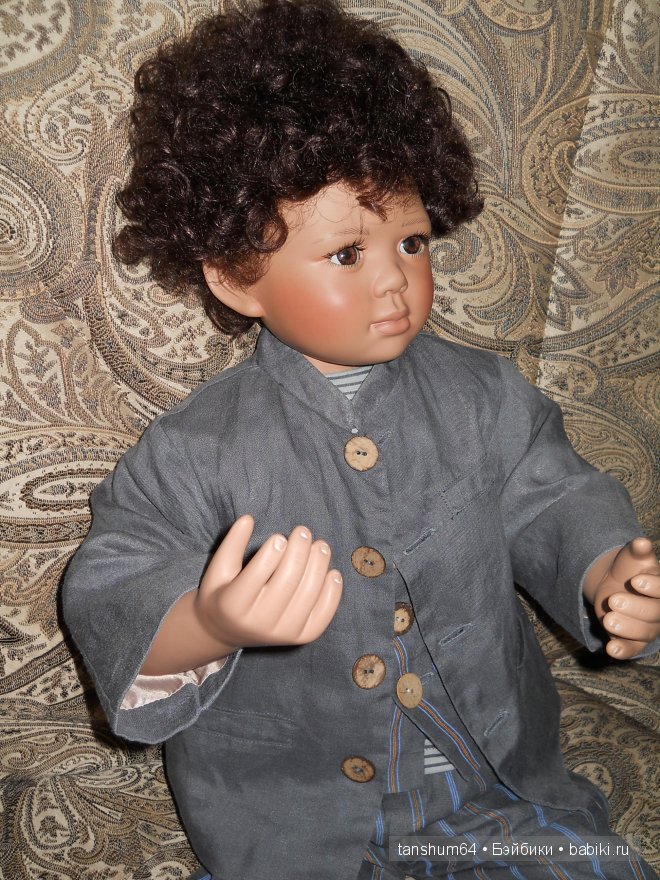 Тоби. Фарфоровая кукла от Christine Orange