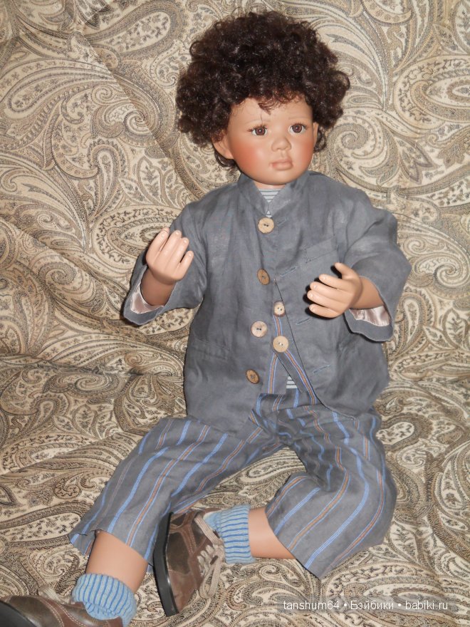 Тоби. Фарфоровая кукла от Christine Orange