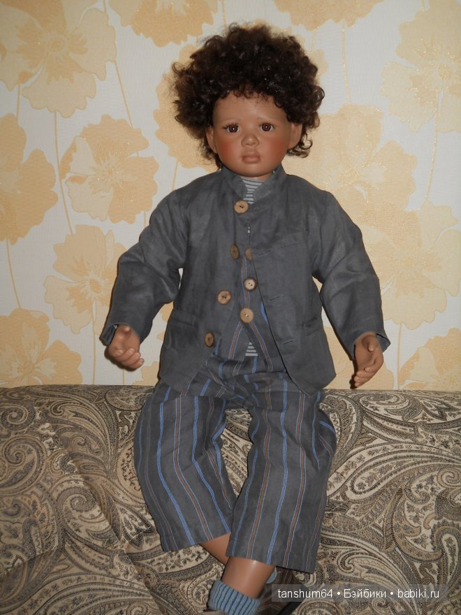 Тоби. Фарфоровая кукла от Christine Orange