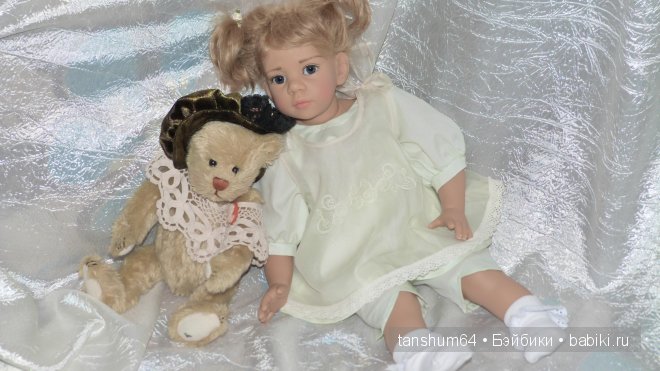 "Как помыть ребёнка" - 2 или коллекционная кукла Лара от Элизабет Линдер