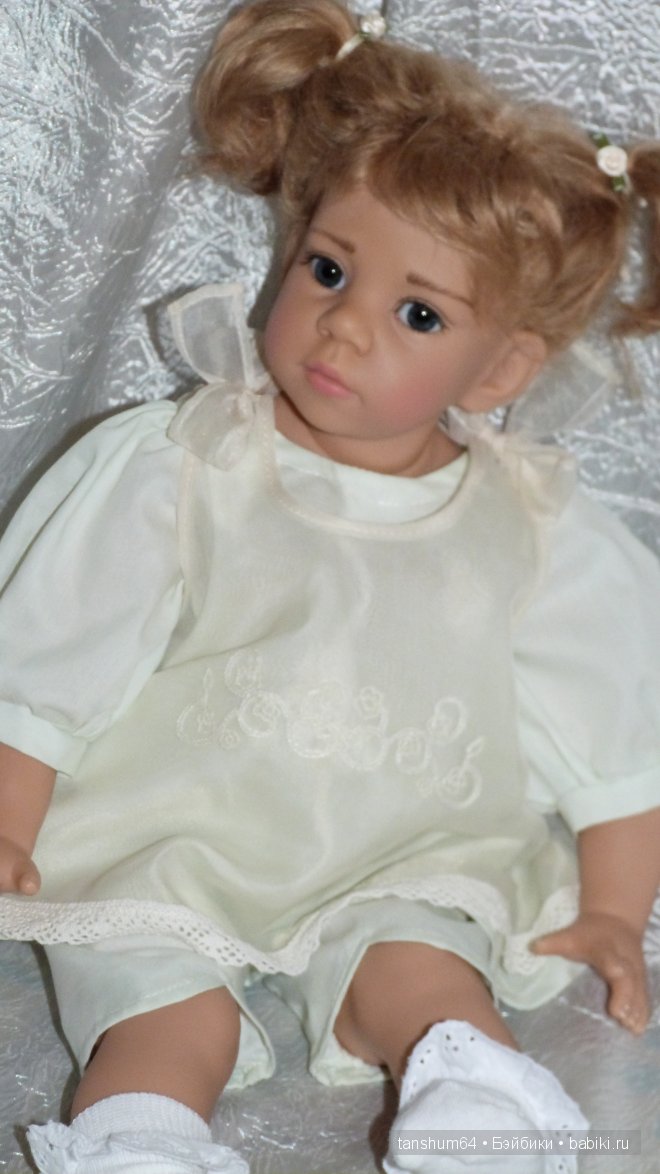 "Как помыть ребёнка" - 2 или коллекционная кукла Лара от Элизабет Линдер