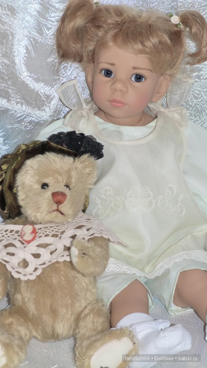 "Как помыть ребёнка" - 2 или коллекционная кукла Лара от Элизабет Линдер