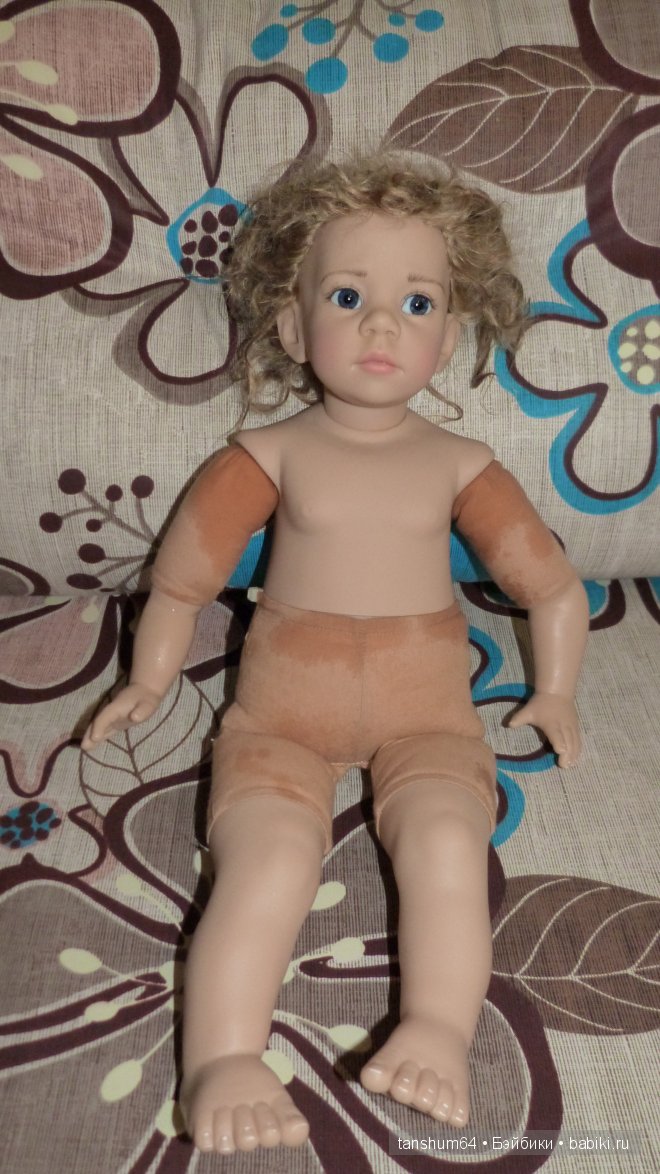 "Как помыть ребёнка" - 2 или коллекционная кукла Лара от Элизабет Линдер