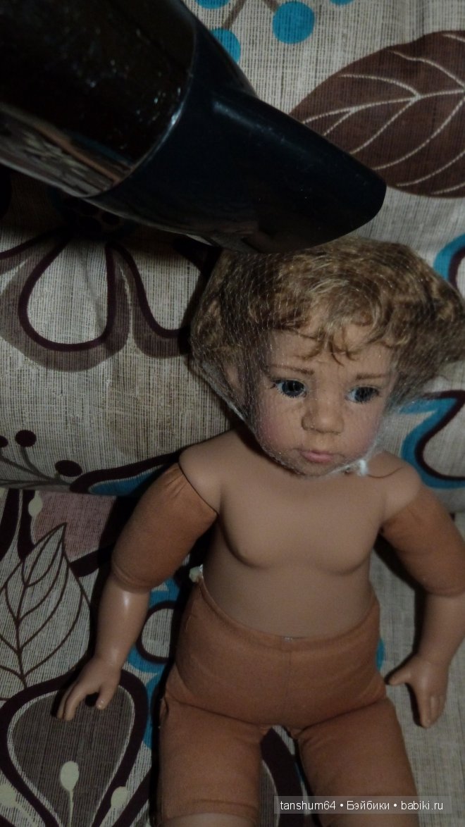 "Как помыть ребёнка" - 2 или коллекционная кукла Лара от Элизабет Линдер (фото 5)