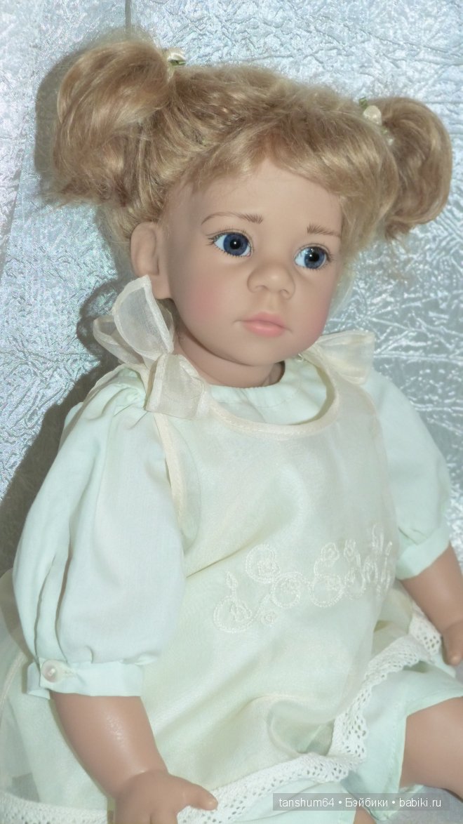 "Как помыть ребёнка" - 2 или коллекционная кукла Лара от Элизабет Линдер