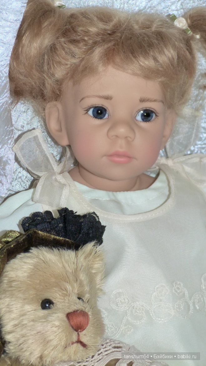 "Как помыть ребёнка" - 2 или коллекционная кукла Лара от Элизабет Линдер