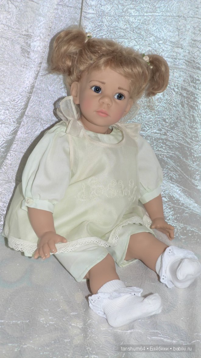 "Как помыть ребёнка" - 2 или коллекционная кукла Лара от Элизабет Линдер